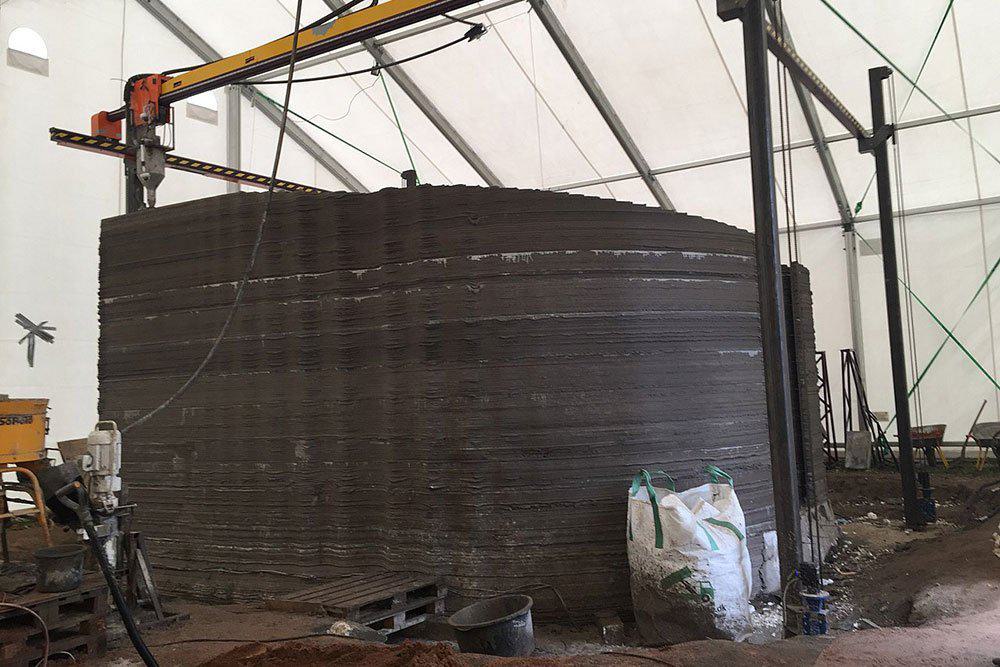 3D printed wall section of BOD
