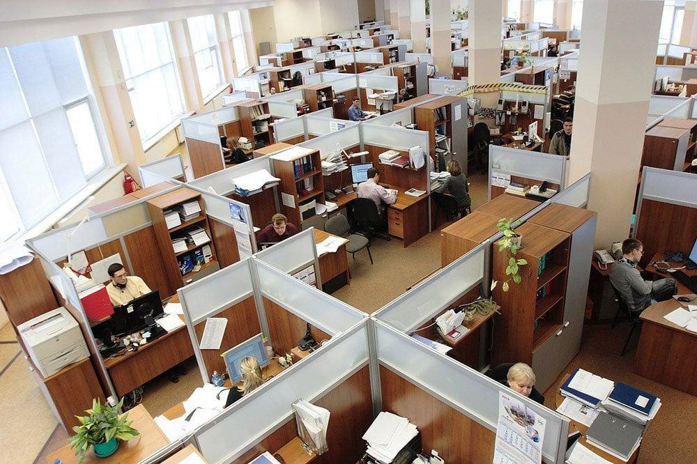 office top view