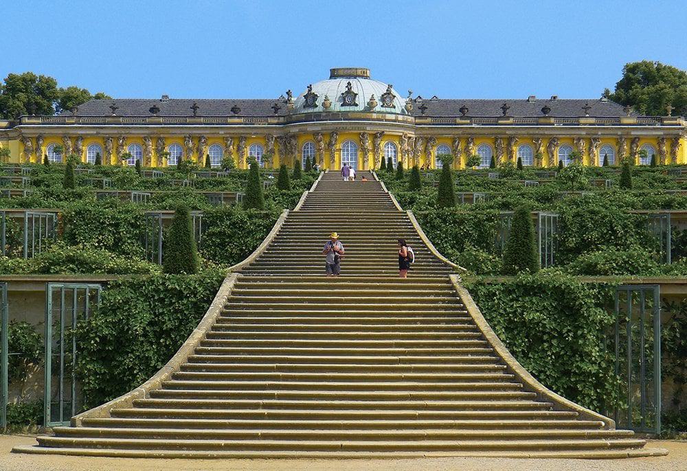the castle garden of Potsdam-Sanssouci