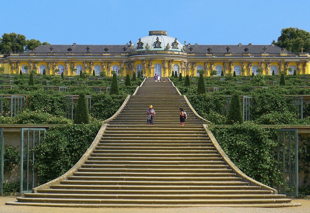 the castle garden of Potsdam-Sanssouci