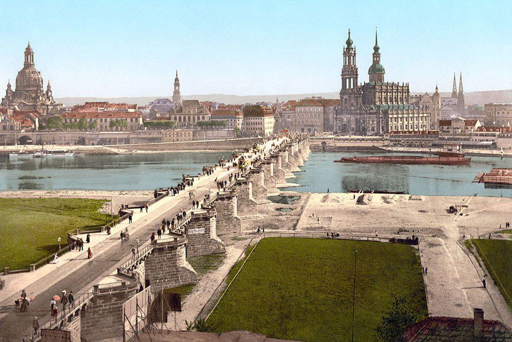 urban landscape of Dresden Germany