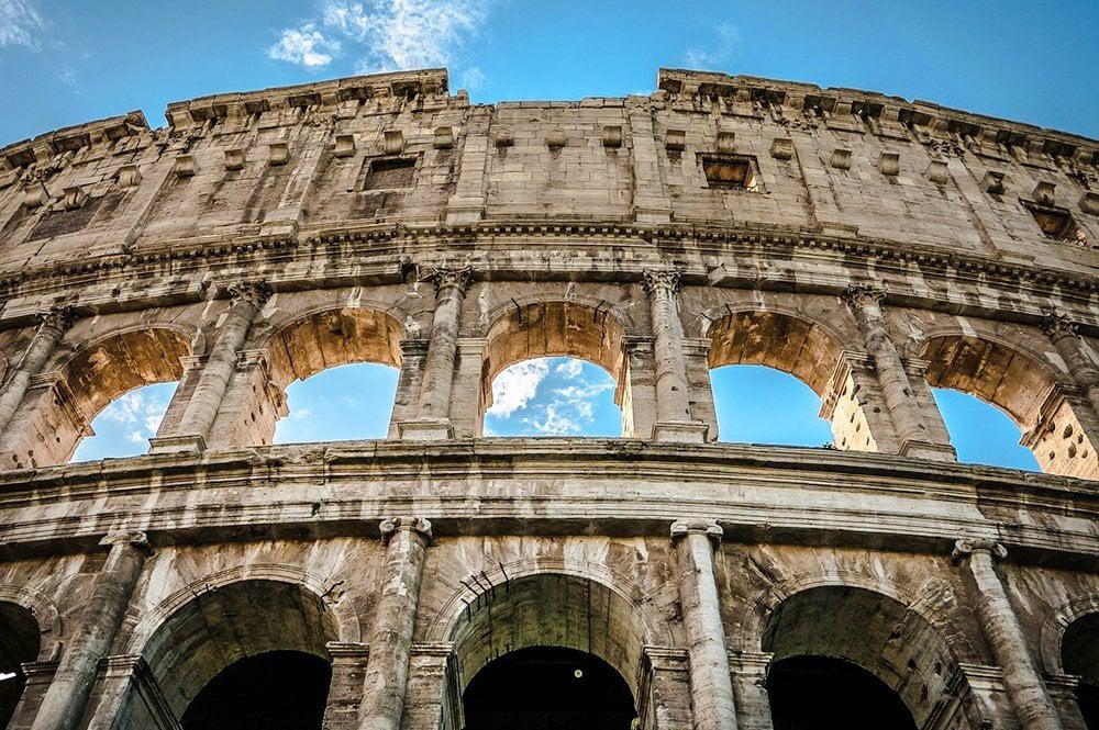 The Colosseum in Rome Italy