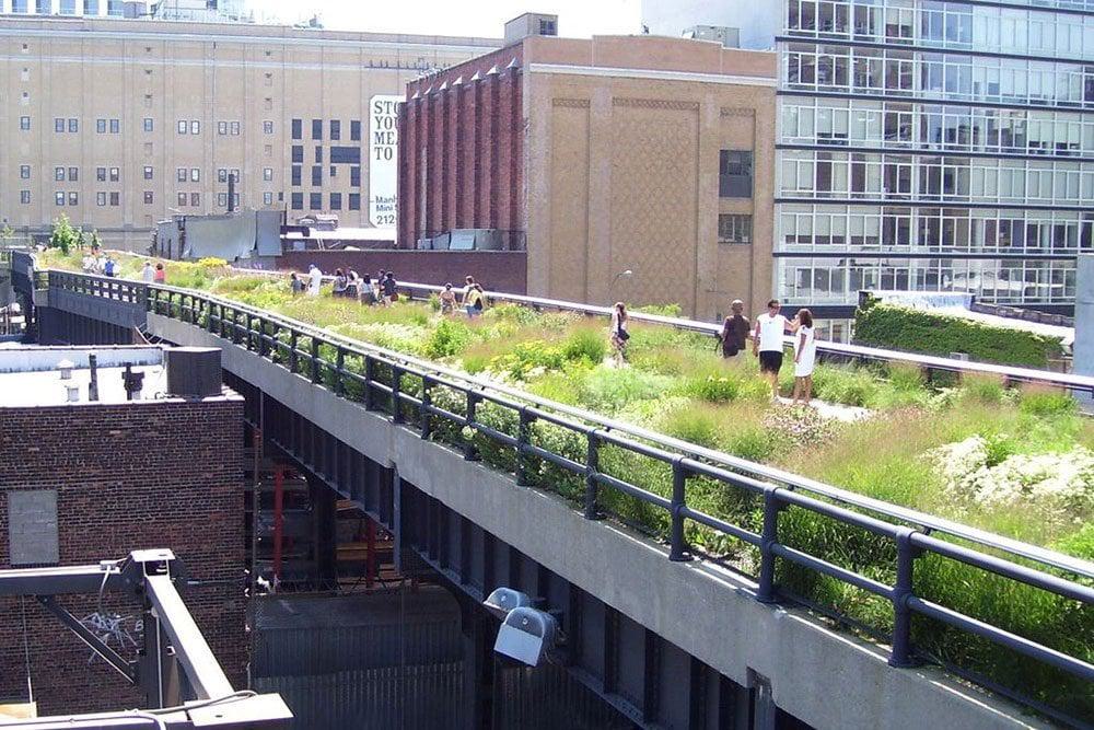 High Line Linear Park in NYC