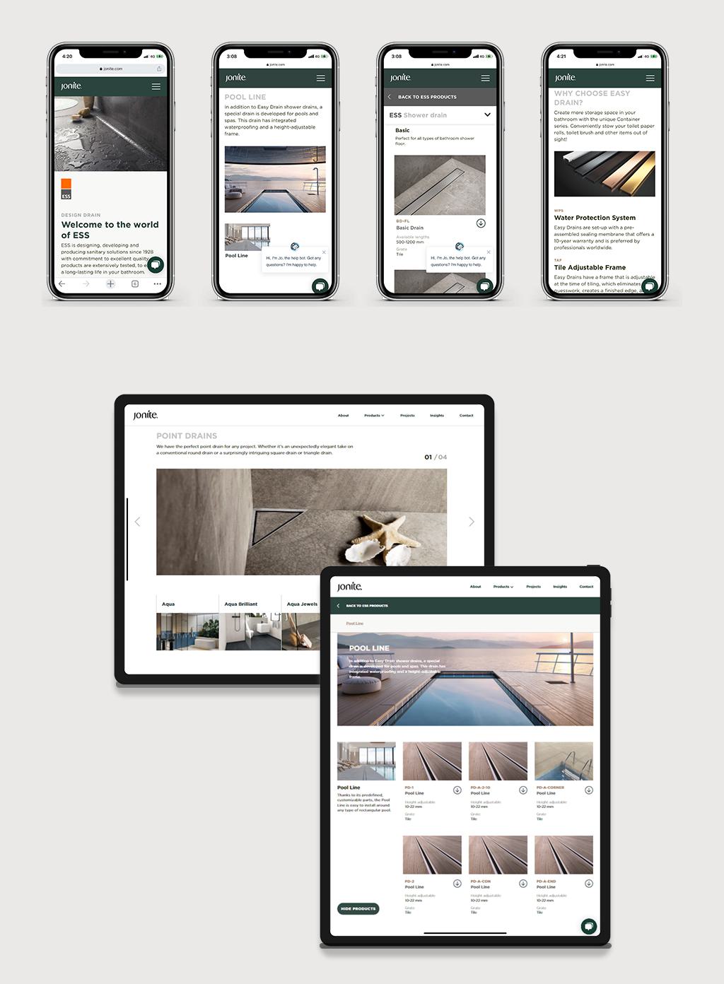 Jonite ESS Linear Shower Drain