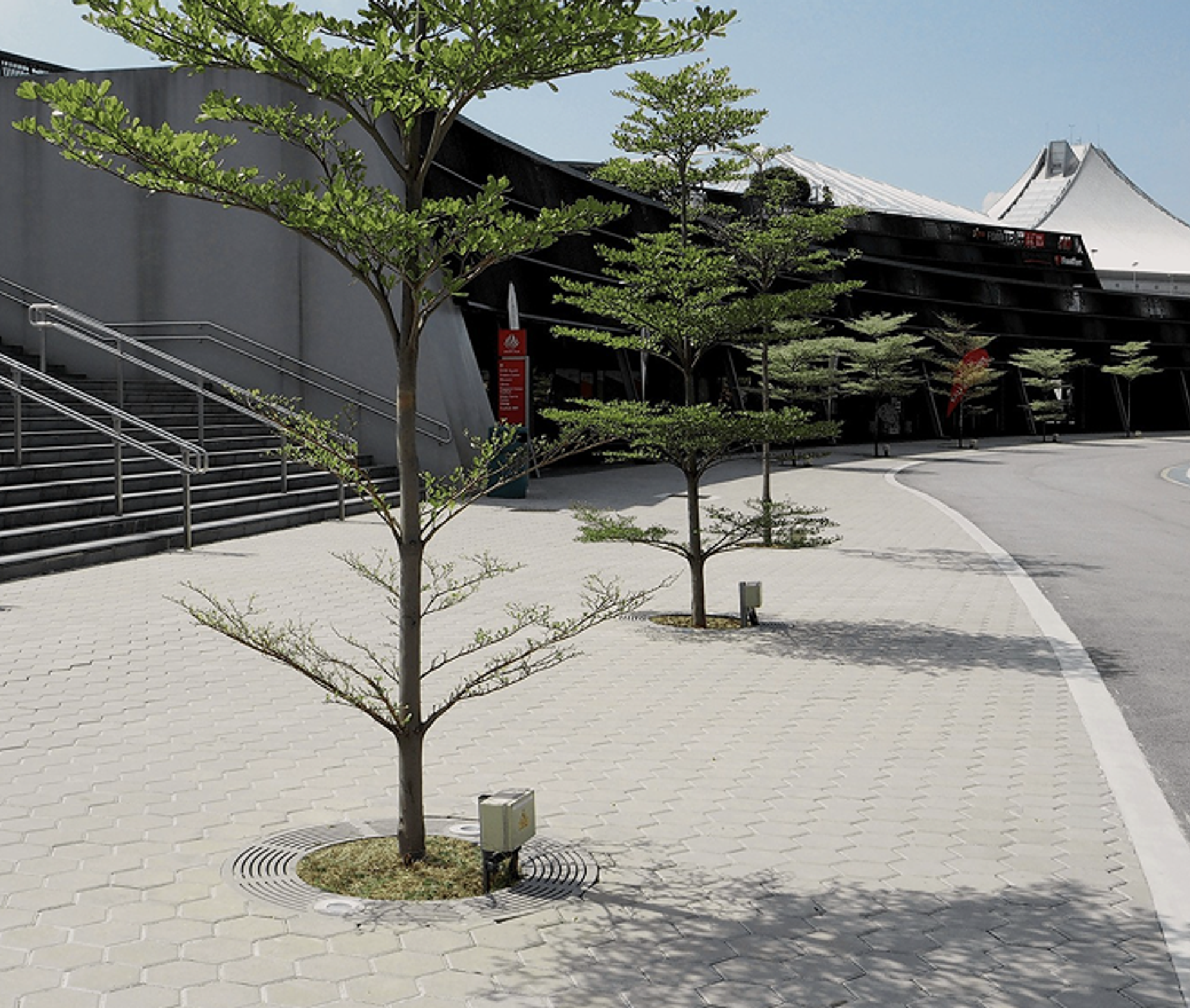 Jonite tree well grates